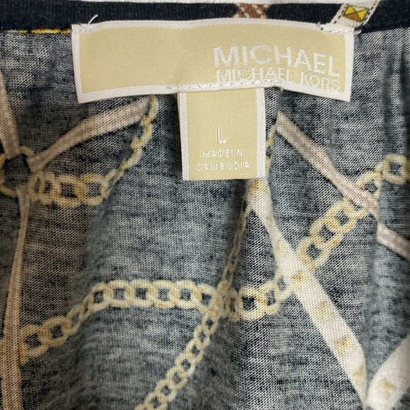 MICHAEL Michael Kors Chain Print Blouse - Picture 7 of 7